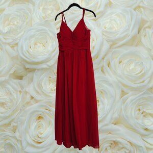 Azazie Blake Burgundy Dress Custom Size